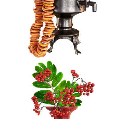 Samovar with bagels — Ver 2