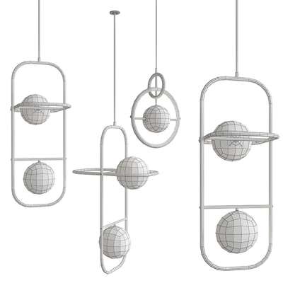 China Contemporary Gold Hanging Light Lamp — View 2