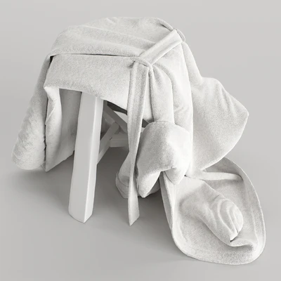 Bathrobes hanging set 3 — Ver 5
