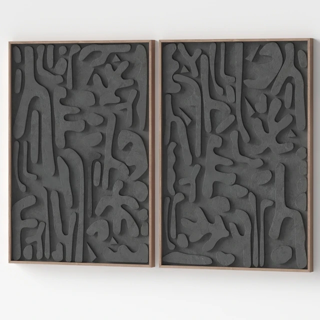 Relief artwork 22 - 3d art wall decor - Panels — Descargar