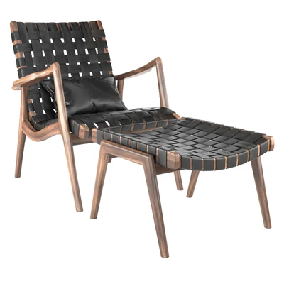 Mel Smilow WLC 22 Woven Leather Armchair — Ver 1