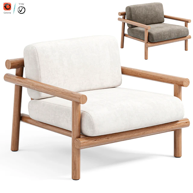 Ayana armchair by B&B Italia — Скачать
