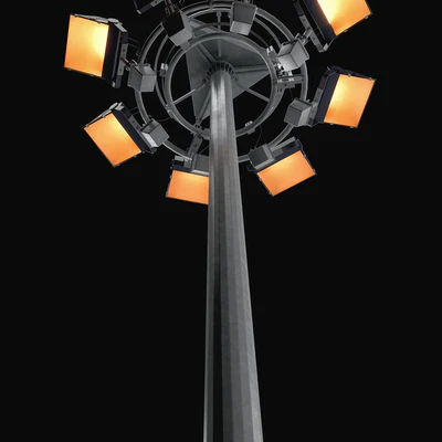 Mast with mobile crown + Spotlight Jupiter — Ver 2