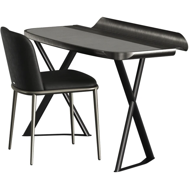 Cattelan Italia Cocoon Leather Desk and Magda Ml Chair — Скачать