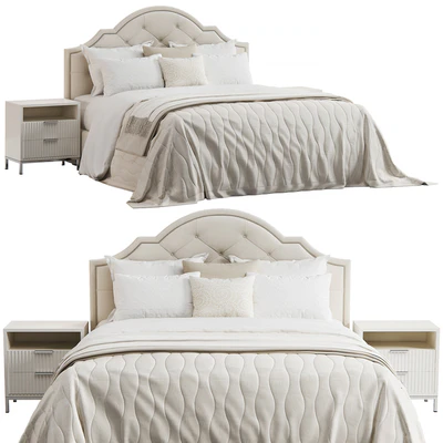 Bassett Bonnet Qween Headboard Bed — Ver 2