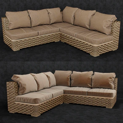 Rattan sofa — Descargar