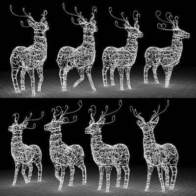 Christmas deer — View 3
