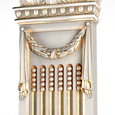 Pilaster in classic style. — Ver 4