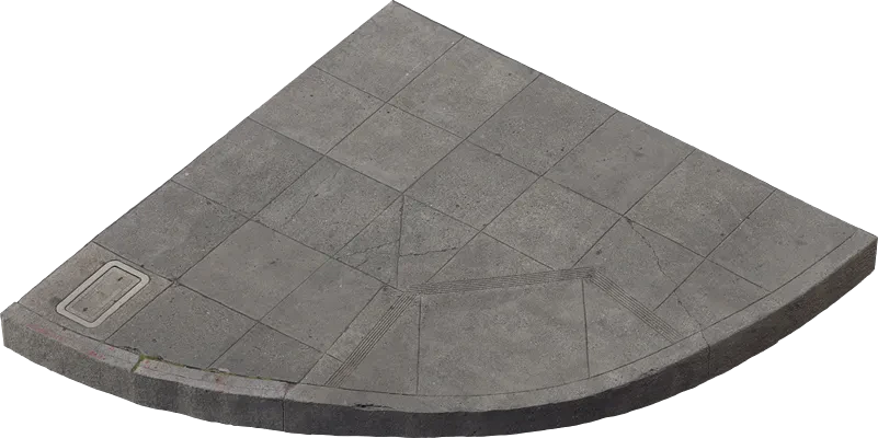 modular sidewalk corner 002 — Descargar