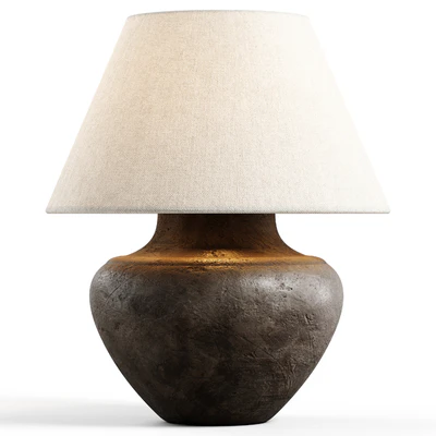 Zara Home - The black ceramic base lamp — Вид 1
