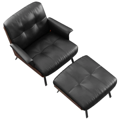 Minotti Daiki leather armchair — Ver 4