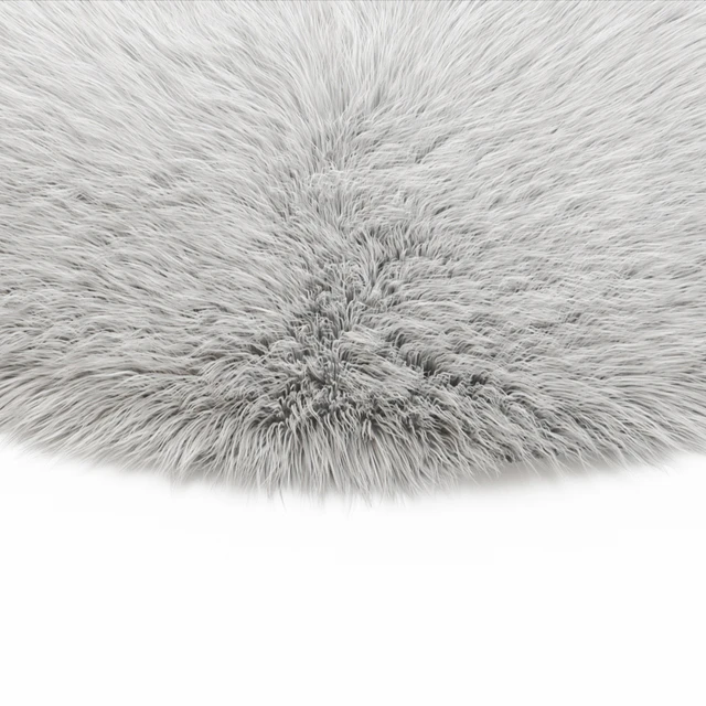 White round carpet fur — Descargar