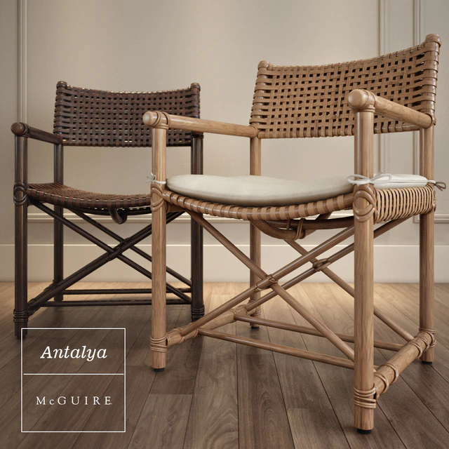 Antalya Arm Chair by McGuire — Descargar