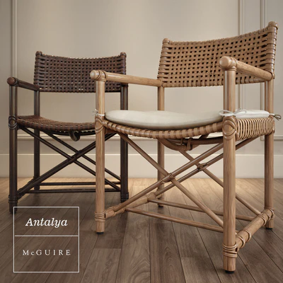Antalya Arm Chair by McGuire — Descargar
