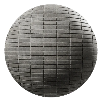stack bond brick wall texture gray — download