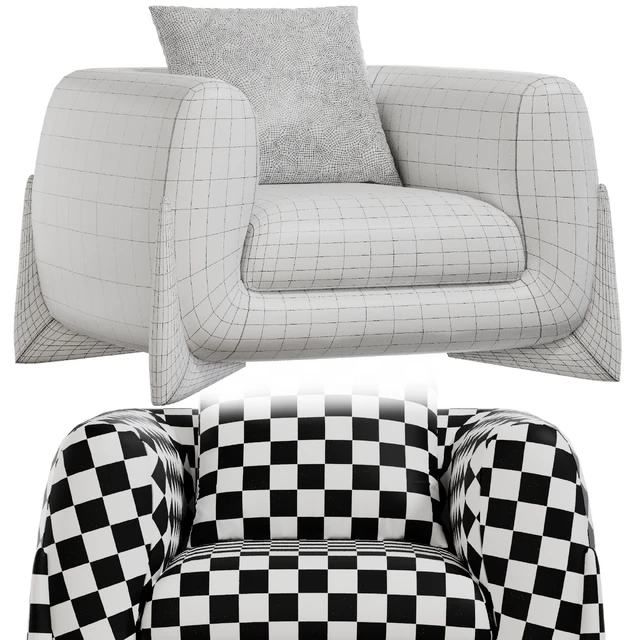 Softbay Armchair by Porada — Descargar