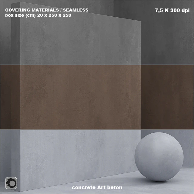 Material (seamless) - microconcrete, concrete, plaster set 72 — Descargar