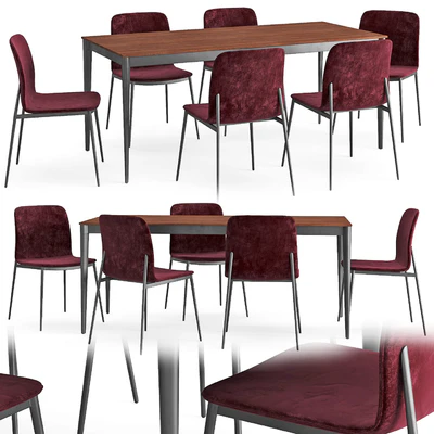 Table and chair Torina Newport — Ver 1