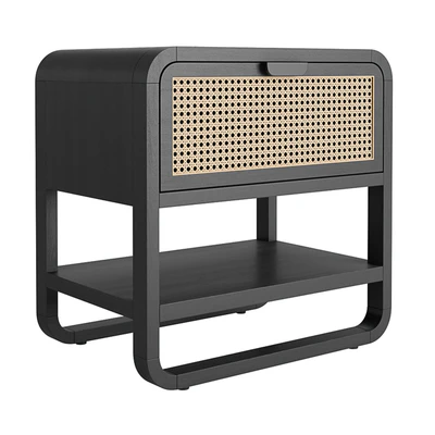 Crate and Barrel Anaise Cane Nightstand — Ver 1