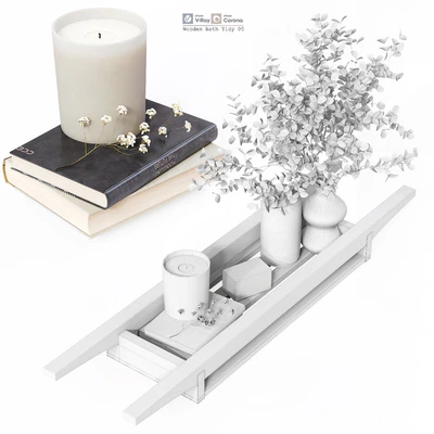 Wooden Bath Tidy 05 — Ver 4