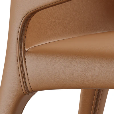 Zuster Husk Cassina Hola 367 Leather Dining Chair — Вид 6
