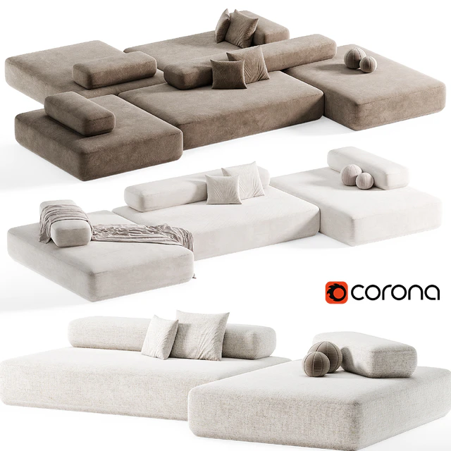 Composition Sofa Modular Sofa — Descargar