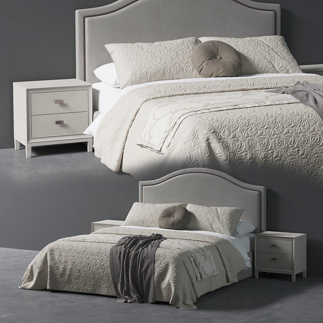Beverly Queen Headboard Bed — Descargar