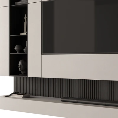 TV Wall White - Set 193 — Ver 2