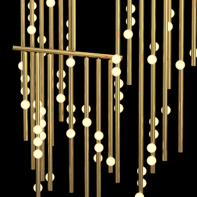 76-bulb Drop System Chandelier — Ver 3