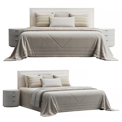 Rectangular Headboard Bed — Вид 3