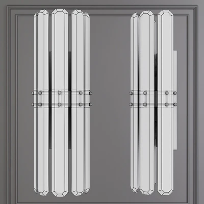 Restoration Hardware BONNINGTON TALL SCONCE Nickel — Ver 2