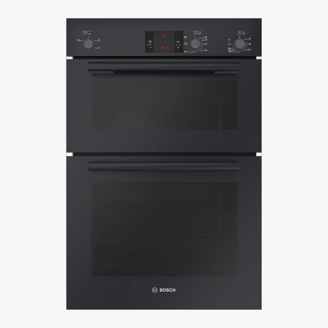Bosch built-in double hot air oven HBM13B261B black HBM13B261B Serie 6 — Скачать
