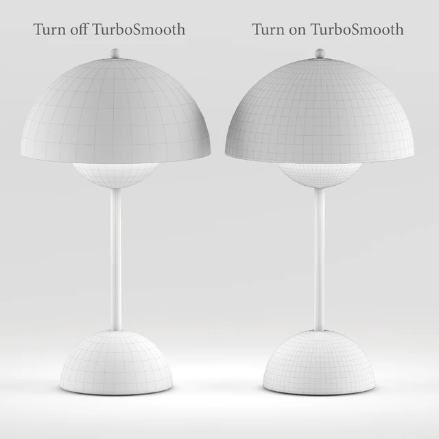 Flowerpot VP9 Verner Panton 1968, Portable table lamp — Скачать