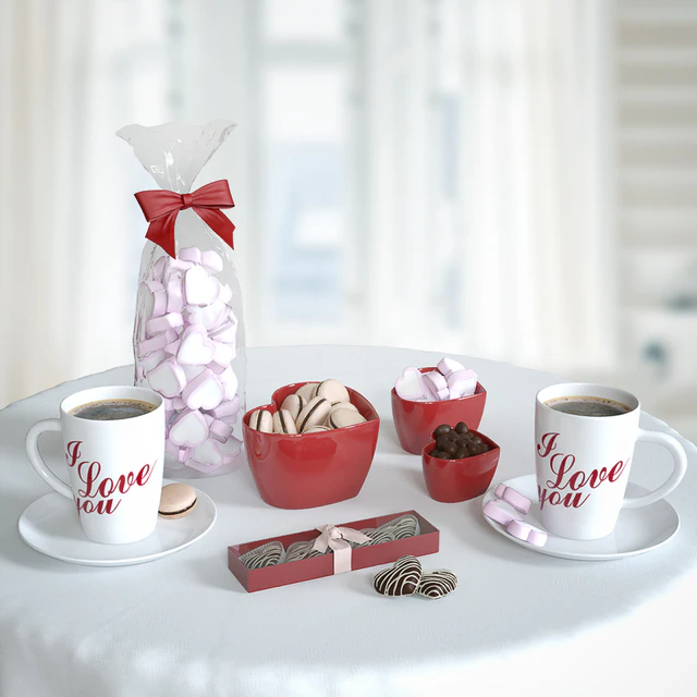 valentine's coffee set — Descargar
