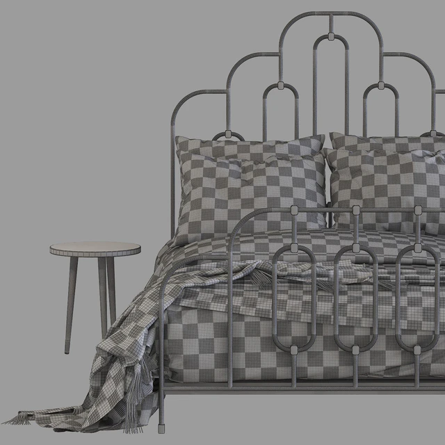 Bed Anthropologie art deco bed — Descargar