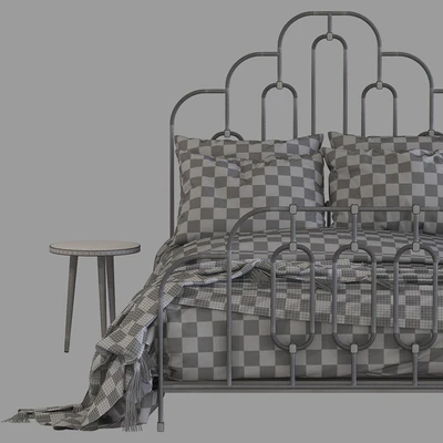 Bed Anthropologie art deco bed — Ver 2