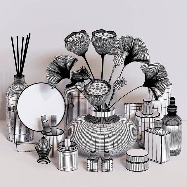 Decorative set with cosmetics — Descargar