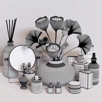 Decorative set with cosmetics — Ver 3