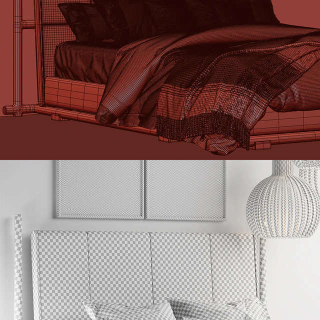 Flexform MOOD Icaro Bed — Скачать
