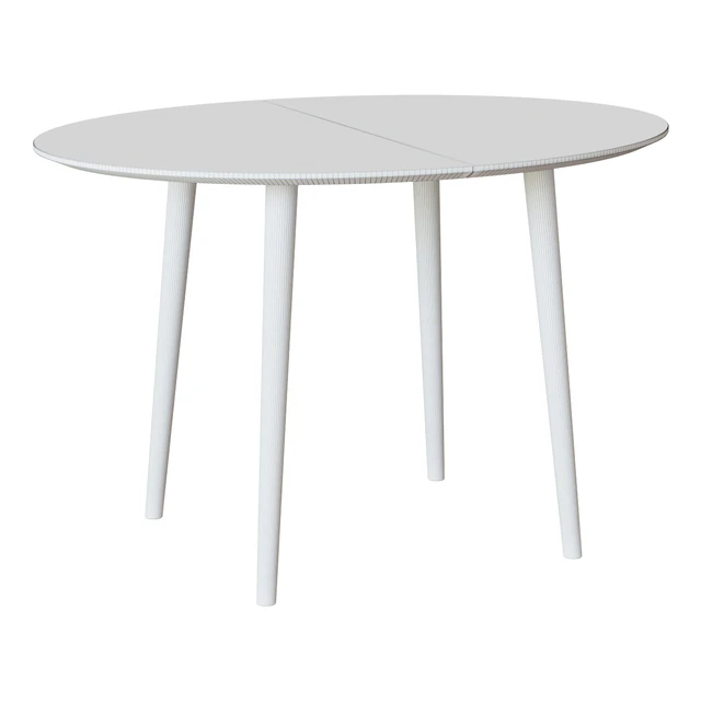 Oakland table white oval — Descargar