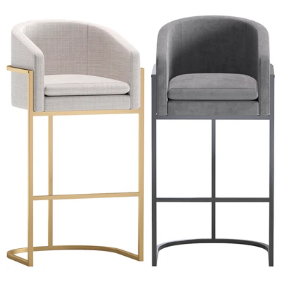 Bar and Semi Bar Stools San Francisco by Cazarina Interiors 3 Colors Version — Ver 1