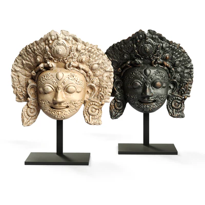 Bhairava face mask sculpture — Вид 4