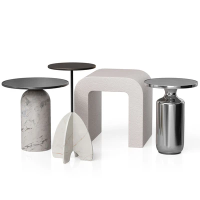 Приставные столики SPAZIO, MARTINI, CHEVAL POLISHED от CB2 — Вид 6