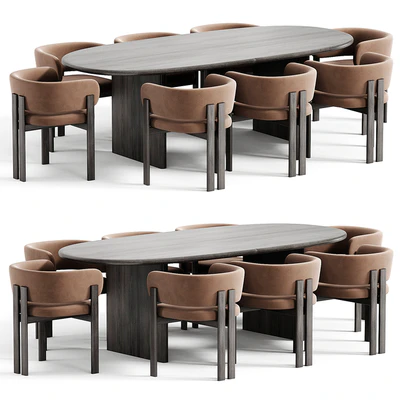 Bay Chair and Sakurai Dining Table — Ver 3