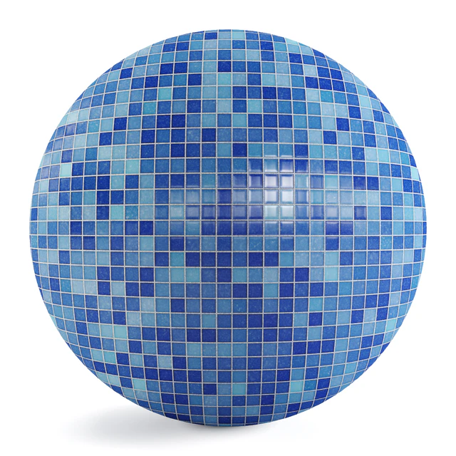 PBR FB18 Pool mosaic glass tiles 4K (indiamart) — Descargar