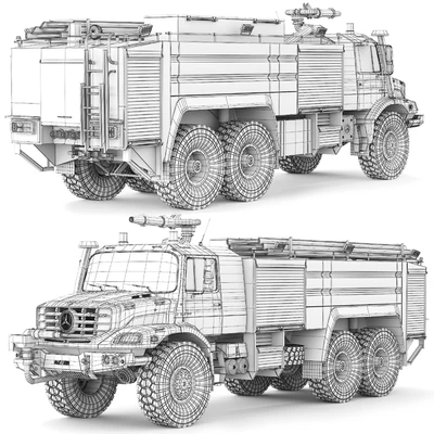 Mercedes-Benz Zetros 2733 fire truck 2022 — Вид 7