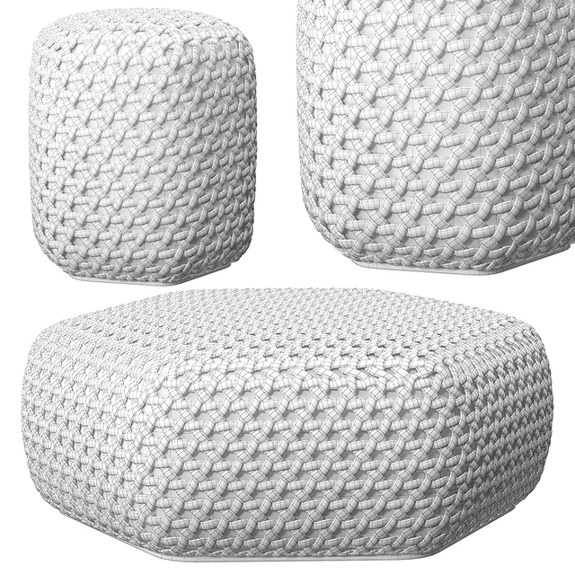 Tramae pouf by B&B Italia — Скачать