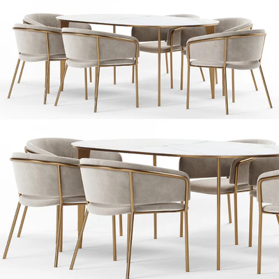 Vilhena II chair and Arden Dining Table — Вид 2