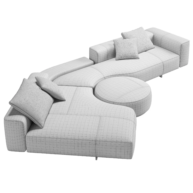 Yves Sofa 02 by Minotti — Скачать