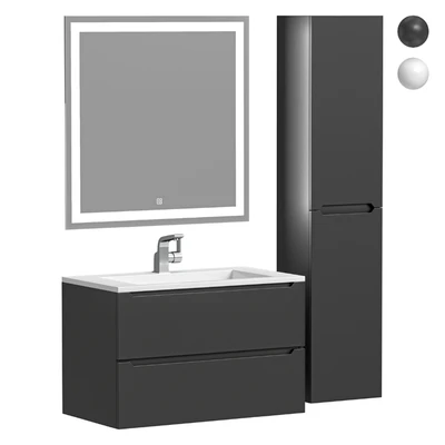 Bathroom furniture set Uperwood Tanos 80 cm — Ver 1